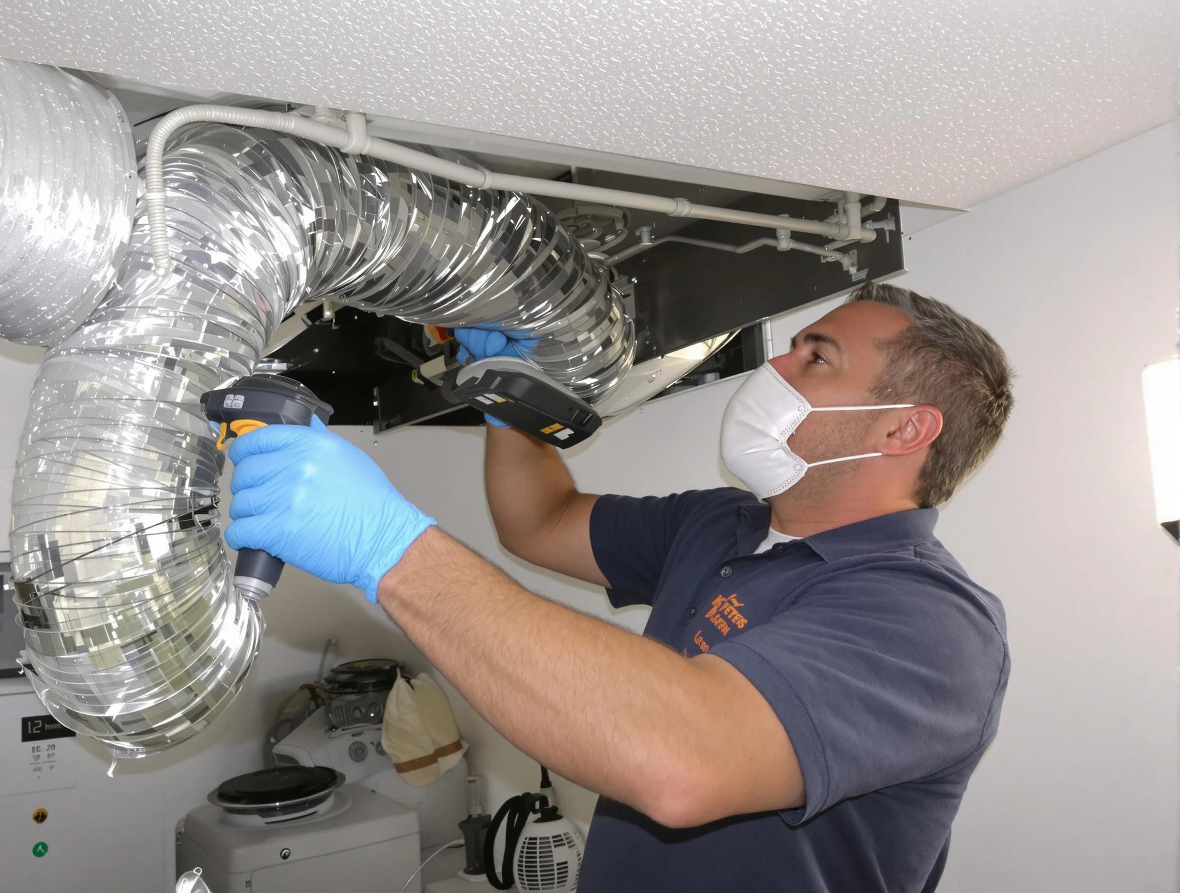 Jurupa Valley Dryer Vent Cleaning professional performing thorough residential dryer vent cleaning in Jurupa Valley